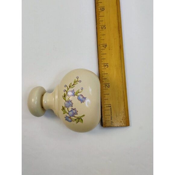 Avon Araine Ultra Cologne Blue Flowers Empty Perfume Bottle Vintage Rare - Picture 6 of 12